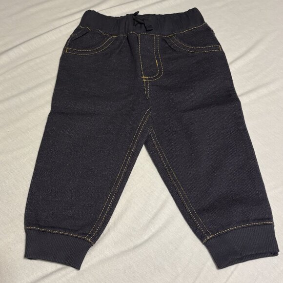 Carters Baby Boy 2 Piece Set โ Striped Bodysuit & Joggers, Size: 9-12 Months - Picture 5 of 9